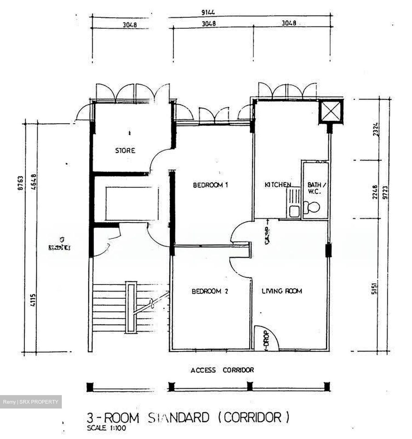 Blk 99 Crescent View (Queenstown), HDB 3 Rooms #617635621
